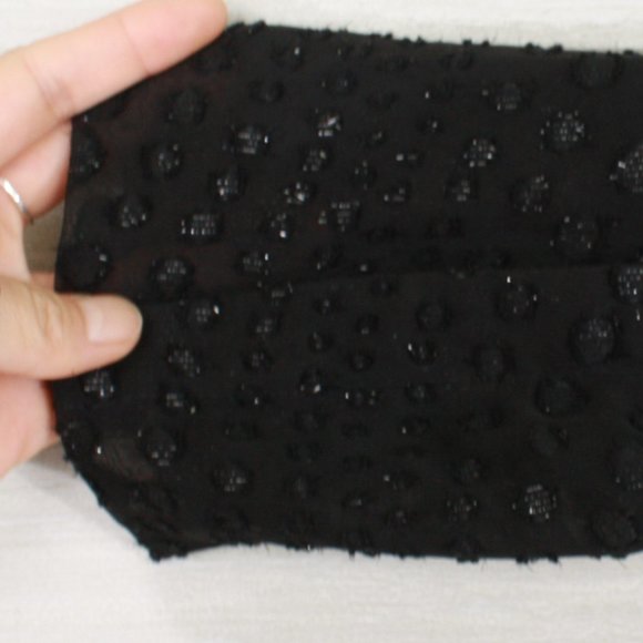 SOLD OUT!!   Next Sheer Lurex Swiss Dot Blouse - Picture 5 of 8